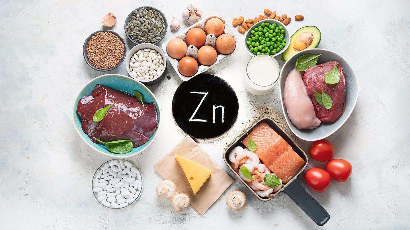 Hranjive tvari koje sadrže cink.